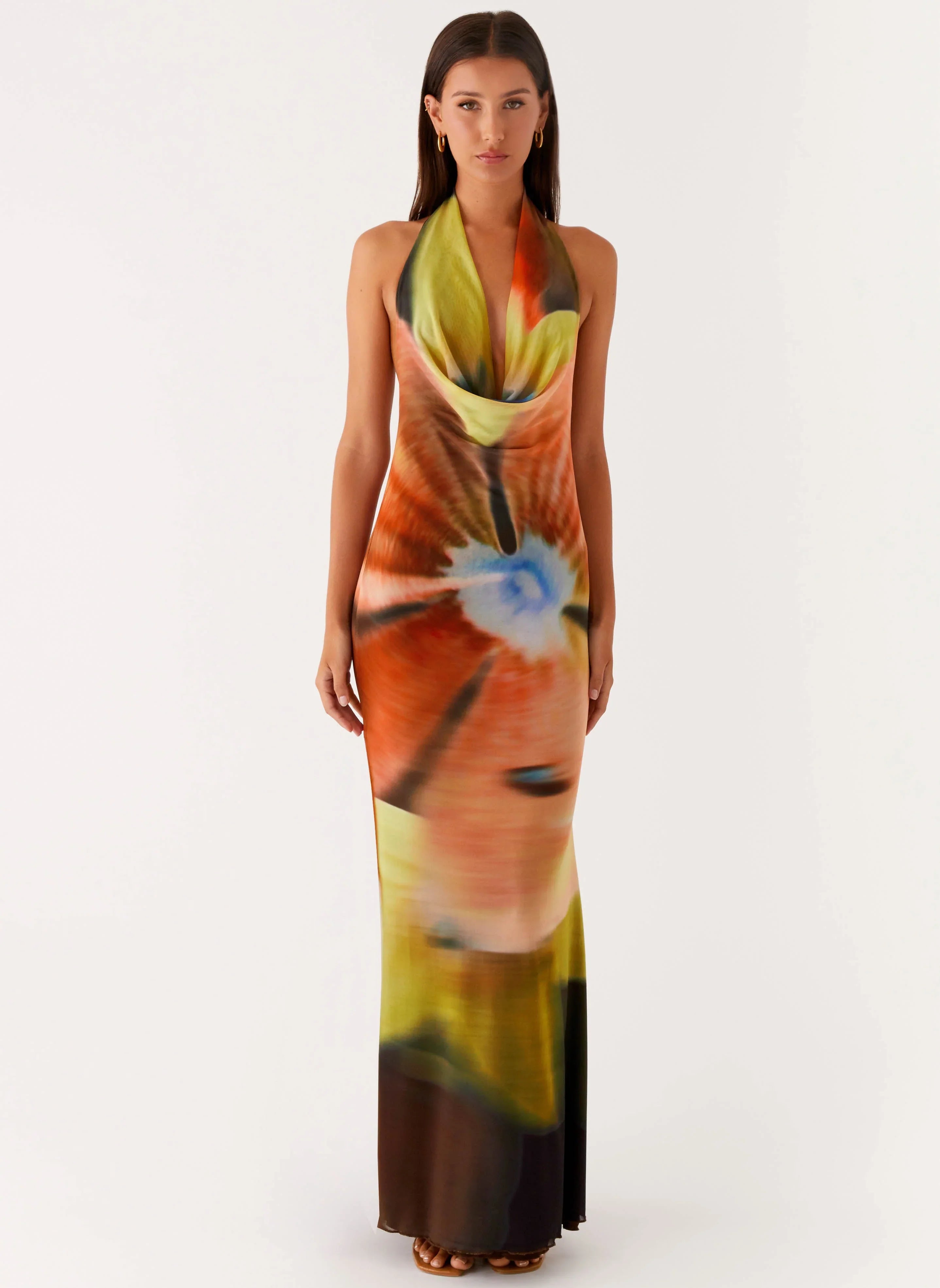 Raellia Maxi Dress - Moody Floral