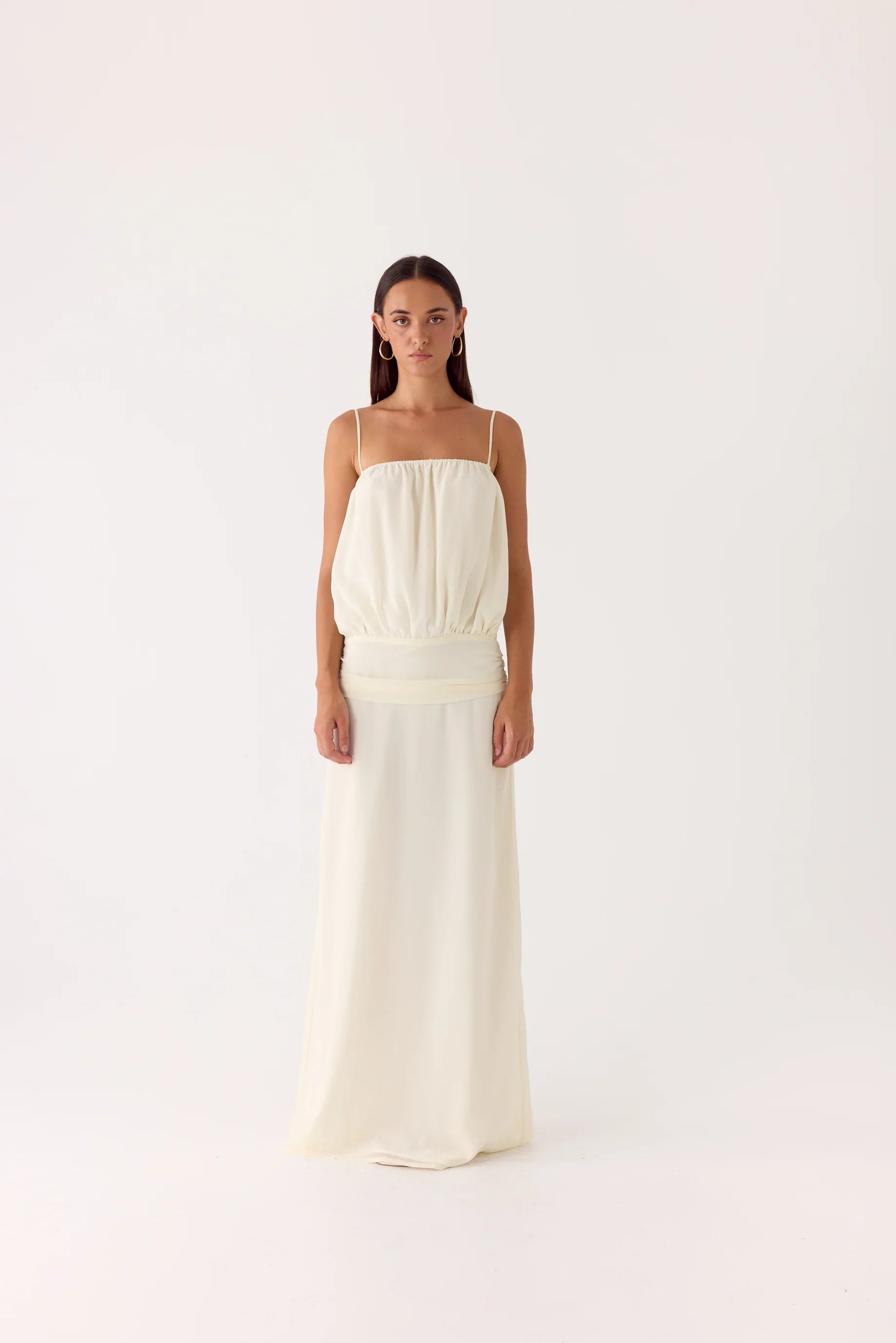Citrus Kiss Maxi Dress - Baby Yellow