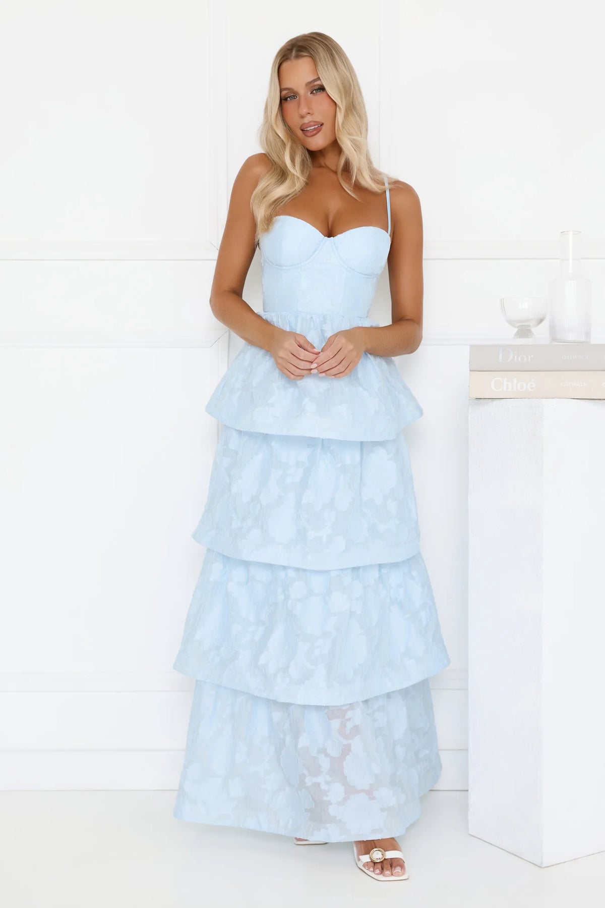 Elevated Desire Maxi Dress Blue